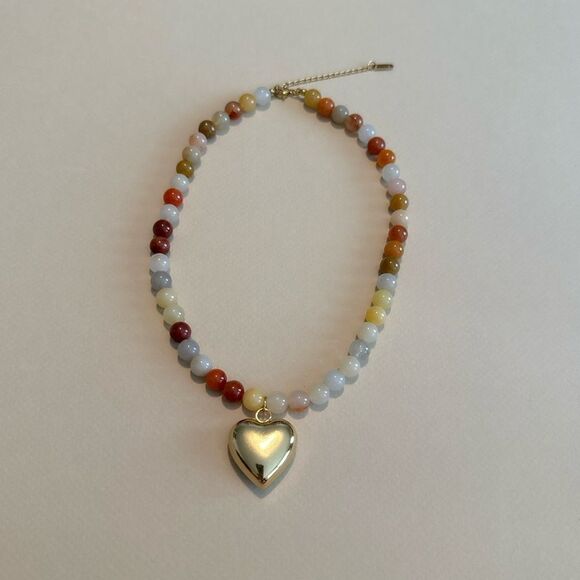 Boho heart necklace #1281 - Picture 3 of 5